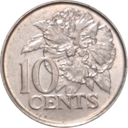 Тринидад и Тобаго 10 центов 2005 год - Гибискус