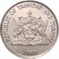 Тринидад и Тобаго 10 центов 2005 год - Гибискус