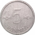 Финляндия 5 пенни 1985 год