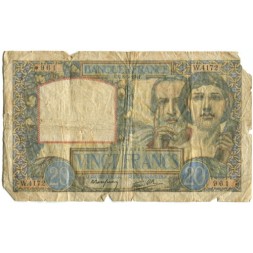 Франция 20 франков 1941 год - G