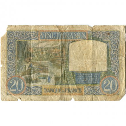 Франция 20 франков 1941 год - G