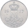 Дания 10 эре 1977 год - Королева Маргрете II