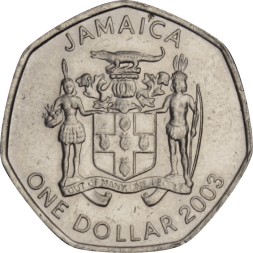 Ямайка 1 доллар 2003 год - Александр Бустаманте
