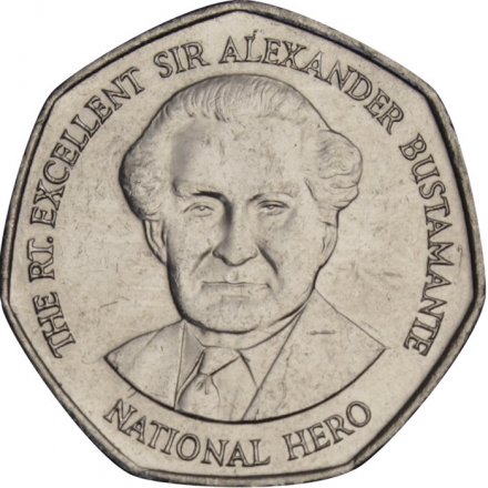 Ямайка 1 доллар 2003 год - Александр Бустаманте