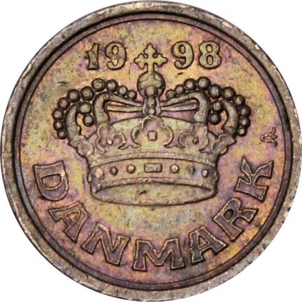 Дания 25 эре 1998 год