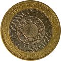 Великобритания 2 фунта 2002 год
