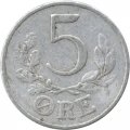 Дания 5 эре 1941 год - Король Кристиан X