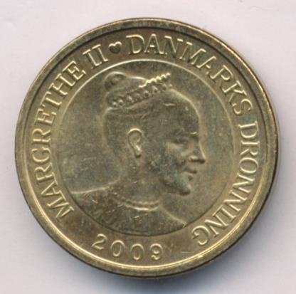 Дания 10 крон 2009 год - Международный полярный год. Северное сияние