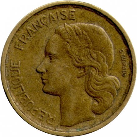 Франция 10 франков 1951 год (B)