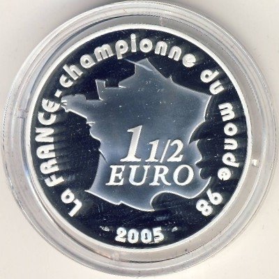 Франция 1,5 евро 2005 год - Чемпионат мира по футболу 2006, Германия
