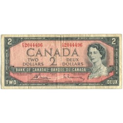 Канада 2 доллара 1972-1973 год - VF