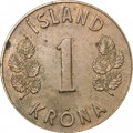 Исландия 1 крона 1971 год