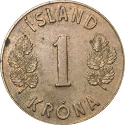 Исландия 1 крона 1971 год