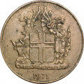 Исландия 1 крона 1971 год