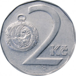 Чехия 2 кроны 1996 год
