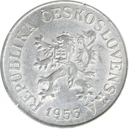 Чехословакия 10 геллеров 1953 год