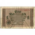 Третий Рейх (Германия) 1 рейхсмарка 1939-1945 год - Для оккупированных территорий - F