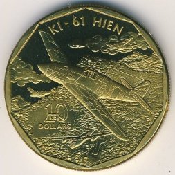 Маршалловы острова 10 долларов 1991 год