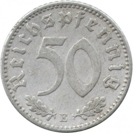 Третий Рейх 50 рейхспфеннигов 1935 год (Е)