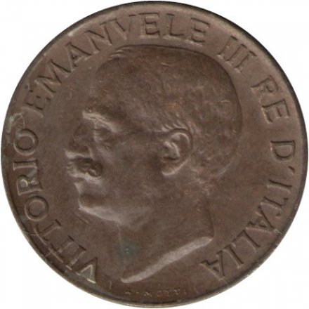 Италия 5 чентезимо 1931 год - Король Виктор Эммануил III