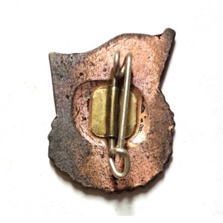 Значок FDJ. ГДР. Союз немецкой молодежи. Маркс, Энгельс, Ленин (тип 2)