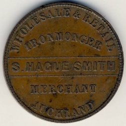 Новая Зеландия 1 пенни 1861 год