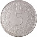 ФРГ 5 марок 1951 - Орёл - D