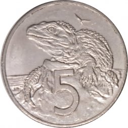 Новая Зеландия 5 центов 1986 год