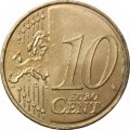 Мальта 10 евроцентов 2008 год