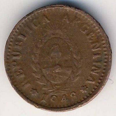 Аргентина 1 сентаво 1948 год