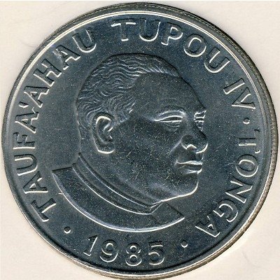 Тонга 50 сенити 1985 год