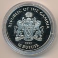 Гамбия 10 бутут 1997 год