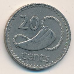 Фиджи 20 центов 1978 год