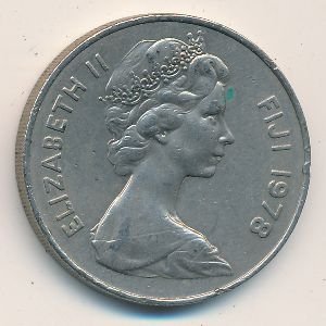 Фиджи 20 центов 1978 год