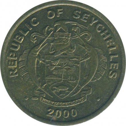 Сейшелы 10 центов 2000 год - Тунец