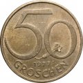 Австрия 50 грошей 1977 год