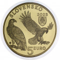 Словакия 5 евро 2025 год - Фауна и флора Словакии - Могильник