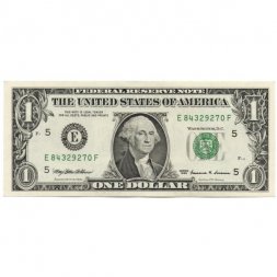 США 1 доллар 1999 год - E - XF+