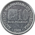 Венесуэла 10 боливаров 2001 год
