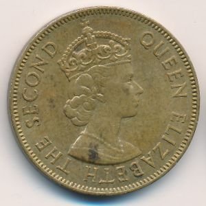Ямайка 1 пенни 1967 год