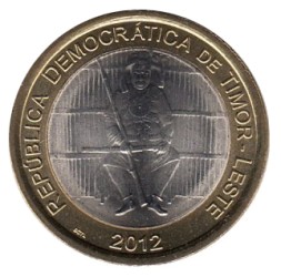 Монета Восточный Тимор 100 сентаво 2012 год