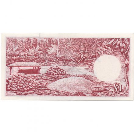 Гана 1 фунт 1962 год - UNC