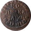 1 копейка 1713 год МД?? Пётр I (1699 - 1725) - F