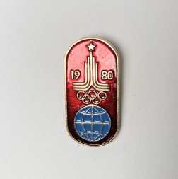 Значок XXll Олимпийские игры 1980 Москва