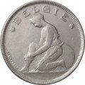 Бельгия 2 франка 1923 год BELGIE