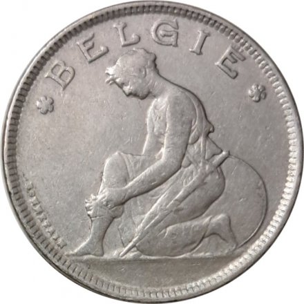 Бельгия 2 франка 1923 год BELGIE