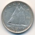 Канада 10 центов 1951 год