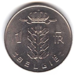 Бельгия 1 франк 1970 год BELGIE
