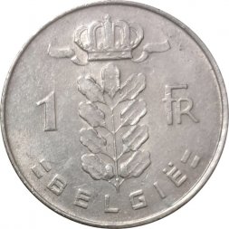 Бельгия 1 франк 1970 год BELGIE
