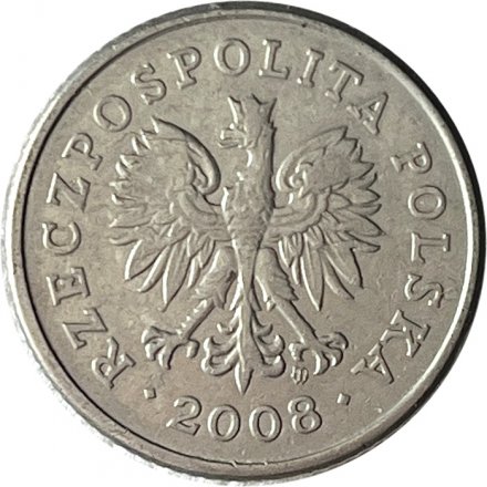 Польша 50 грошей 2008 год